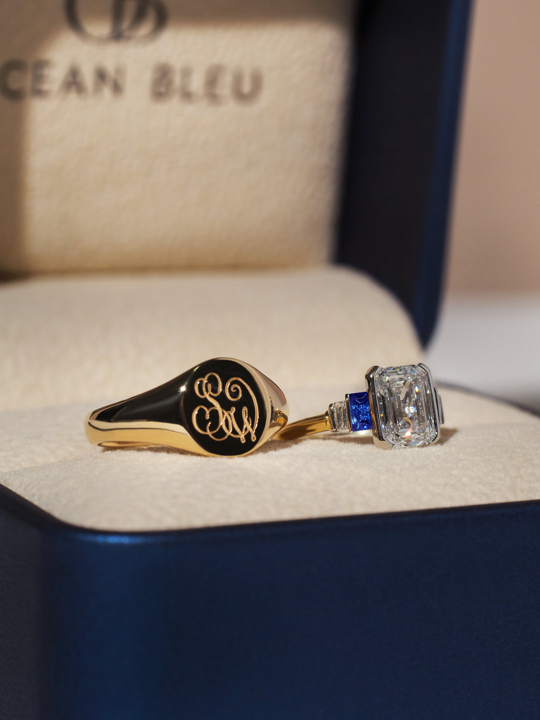 Trillion Deco Ring