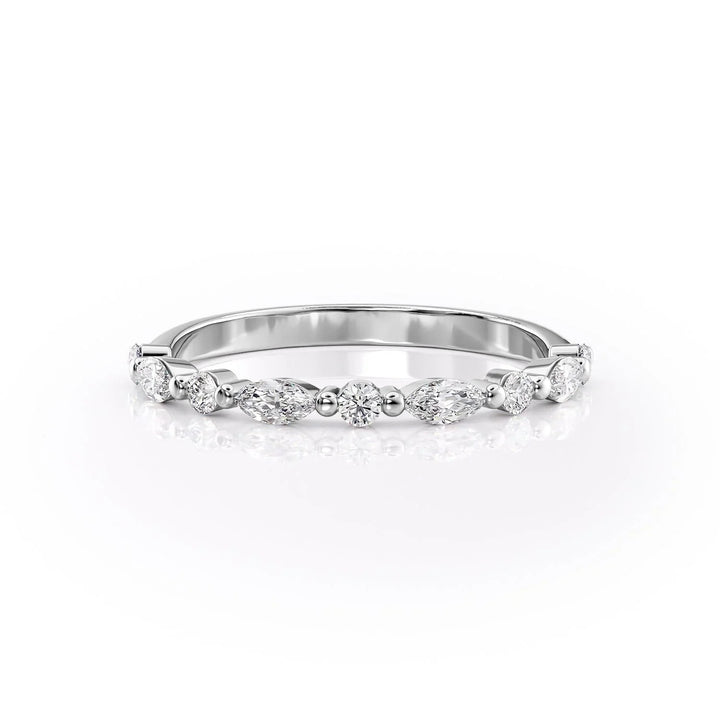 Half Eternity Delicate Diamond Band