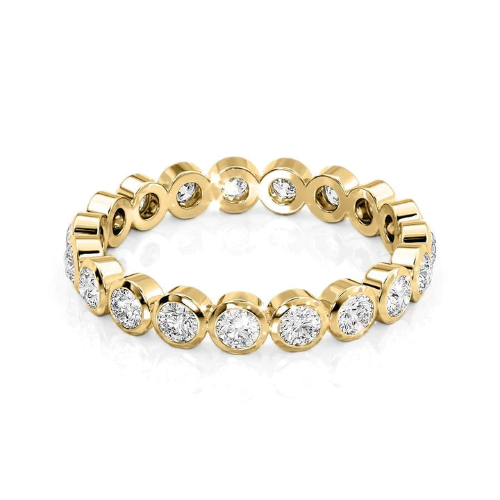 Bezel Round Eternity Band